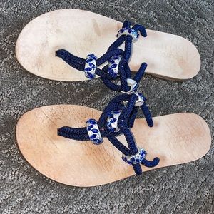 EDDYDANIELE SIZE 7 (37 Italy) FLATS MADE IN ITALY